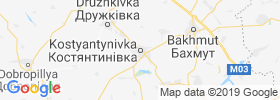 Kostyantynivka map
