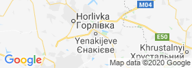 Yenakiyeve map