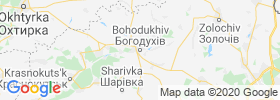 Bohodukhiv map
