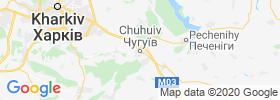 Chuhuyiv map