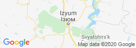 Izyum map