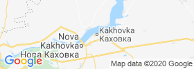 Kakhovka map