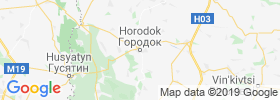 Horodok map
