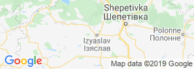 Izyaslav map