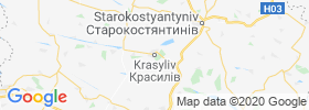 Krasyliv map