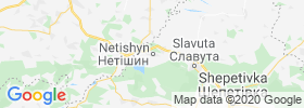 Netishyn map