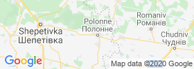Polonne map