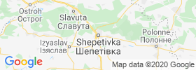 Shepetivka map