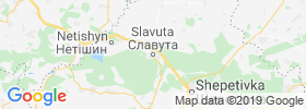 Slavuta map