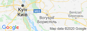 Boryspil' map