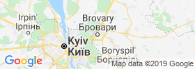 Brovary map