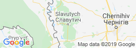 Slavutich map