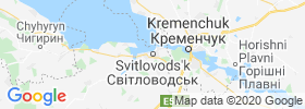 Svitlovods'k map