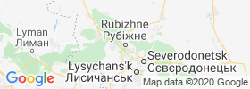 Rubizhne map