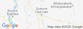 Svatove map
