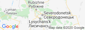 Syevyerodonets'k map