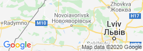 Novoyavorivs'k map