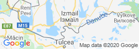 Izmayil map