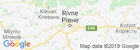 Rivne map