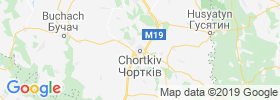 Chortkiv map