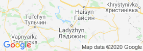 Ladyzhyn map