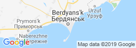 Berdyans'k map