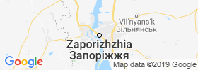 Zaporizhzhya map
