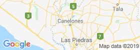 Canelones map