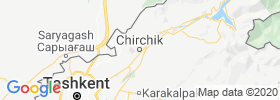 Chirchiq map