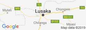 Lusaka map